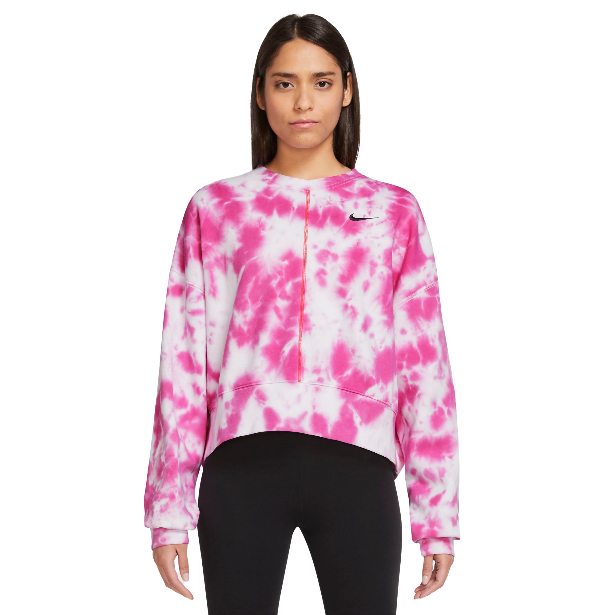 Nike swoosh tie online crew sweatshirt